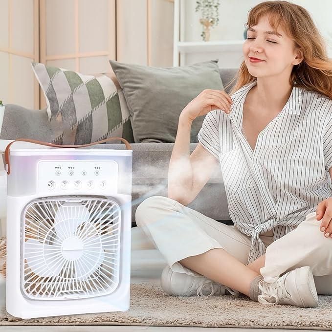 Compact USB Air Cooler Fan – Electric Cooling on the Go