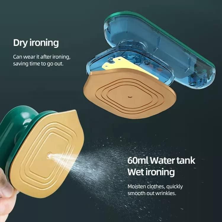 2-in-1 Portable Iron & Steamer β Small Travel Size, Dry & Wet Use for Home & Travel