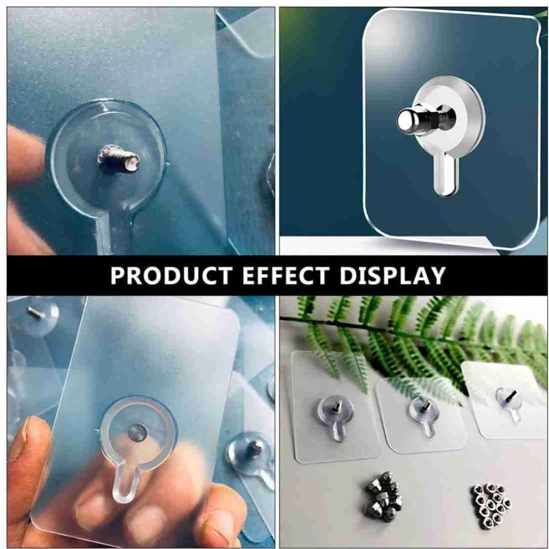 Heavy Duty Self-Adhesive Hooks β Nail-Free Wall Hangers for Frames & More (10-Pack)