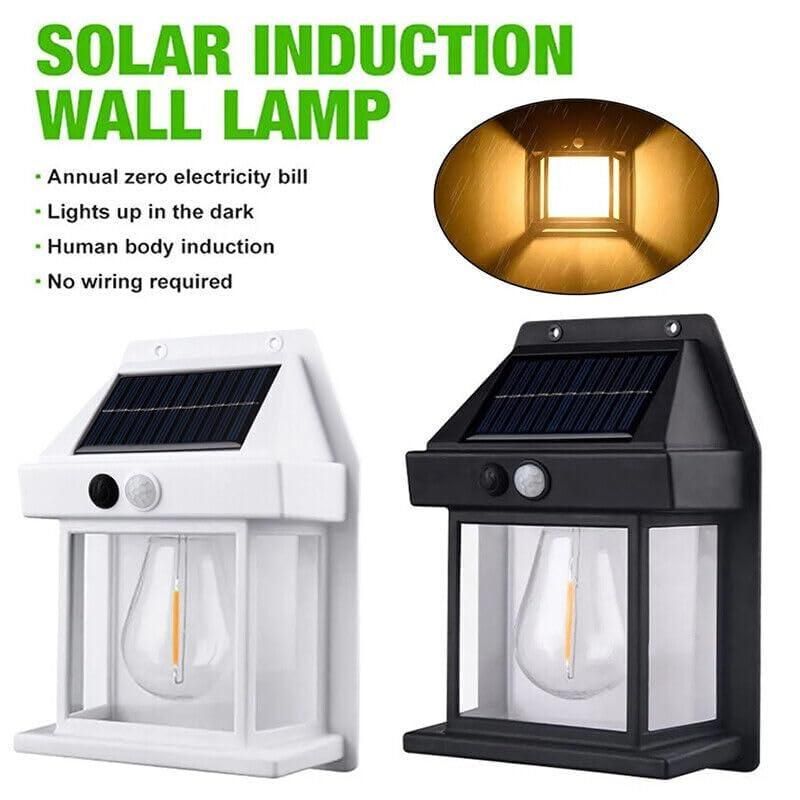Solar LED Wall Light for Outdoor Use – Weatherproof & Durable