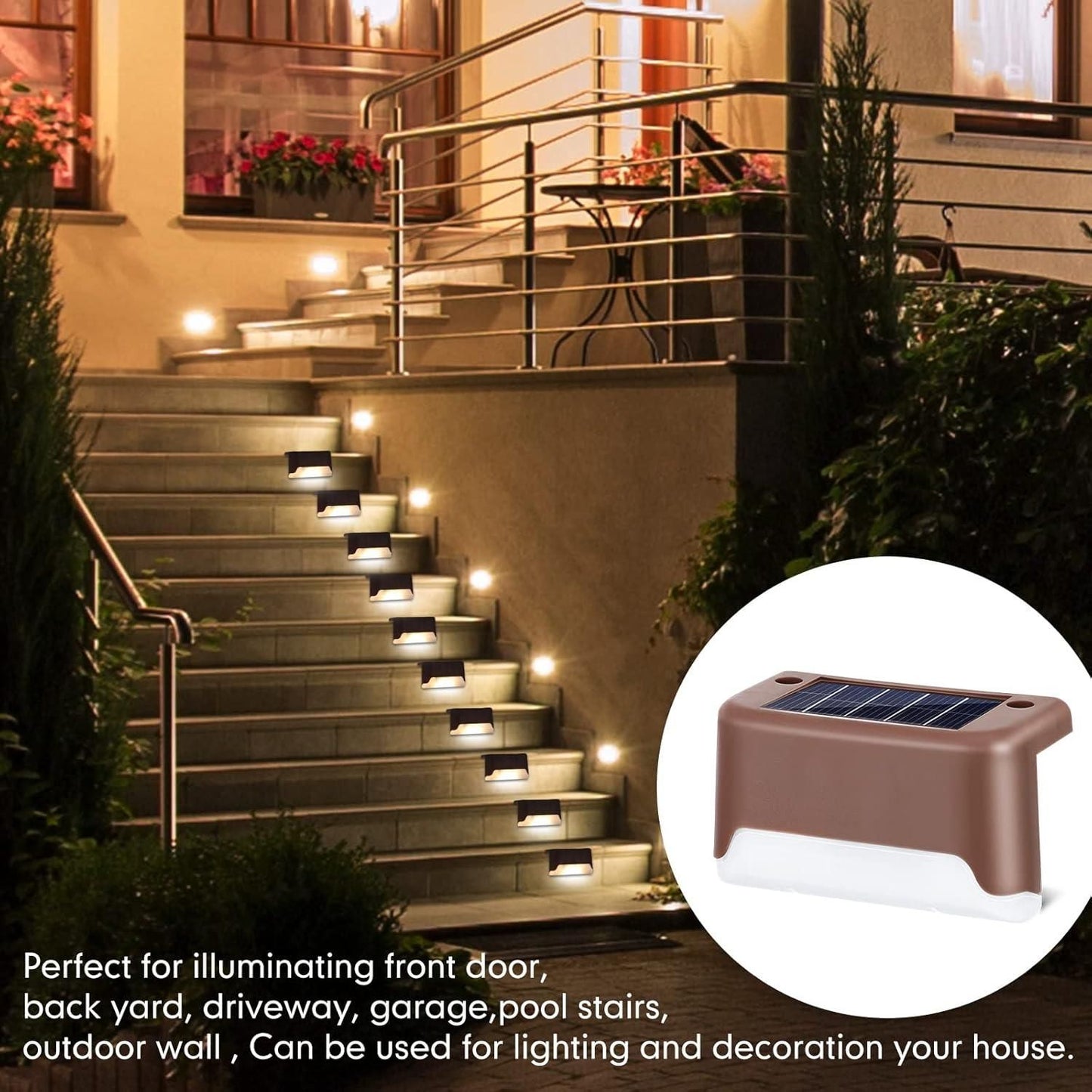 Outdoor Solar Deck Lights β Weatherproof LED Lighting for Steps, Fence & Yard