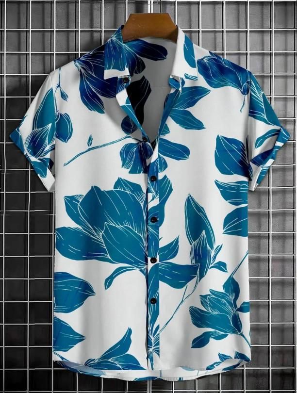 Men’s Stylish Shirt – Half Sleeves, Regular Collar, Casual Fit