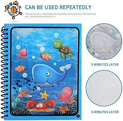 Quick Dry Reusable Magic Water Book – Perfect for Kids & Learning