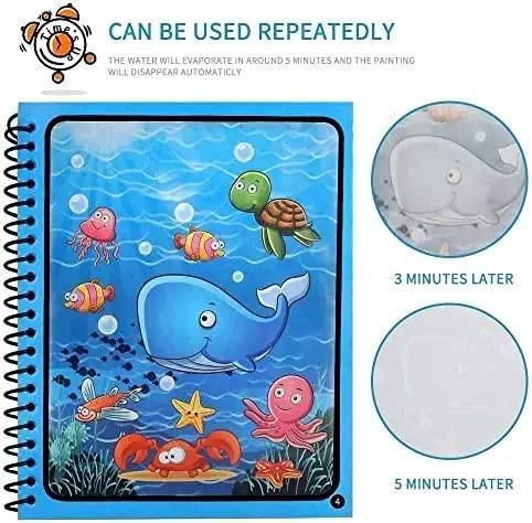 Quick Dry Reusable Magic Water Book – Perfect for Kids & Learning