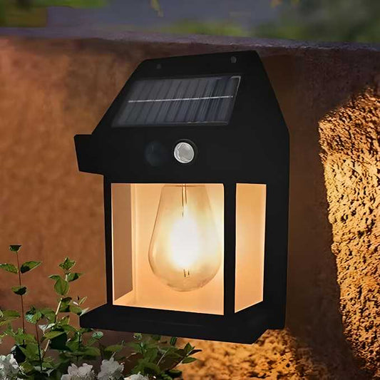 Solar LED Wall Light for Outdoor Use – Weatherproof & Durable