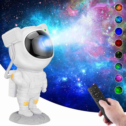Astronaut Galaxy Projector – 360° Magnetic Head Rotation+Remote Control