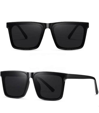 Vintage-Inspired Retro Polarized Square Sunglasses – Unisex Fashion Eyewear