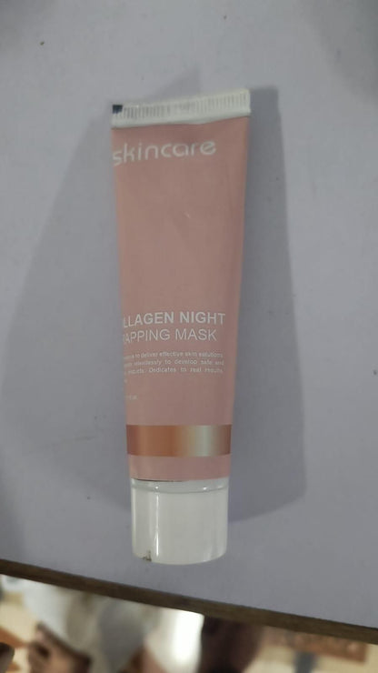 Collagen Peel-Off Night Mask for Face – Anti-Aging & Hydrating (1 Pack)
