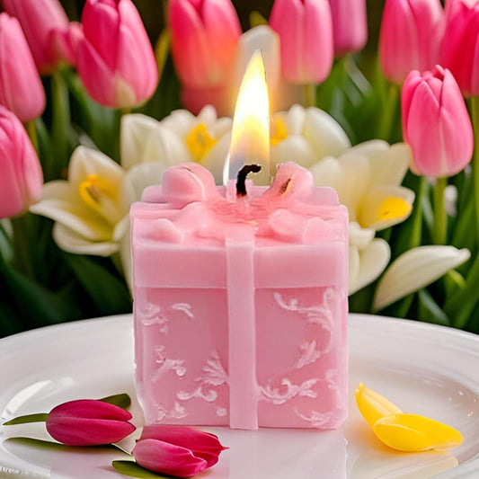 Gift Box Style Scented Candles – Multicolor Pillar Set for Gifting & Home Decor (5 pcs)