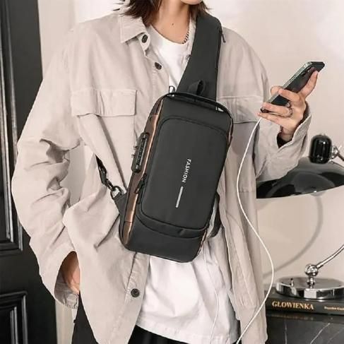 Unisex Sling Bag for Accessories – Compact Crossbody Travel