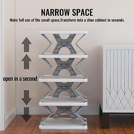 Compact 6-Tier Shoe Rack – Foldable, Lightweight & Easy to Assemble