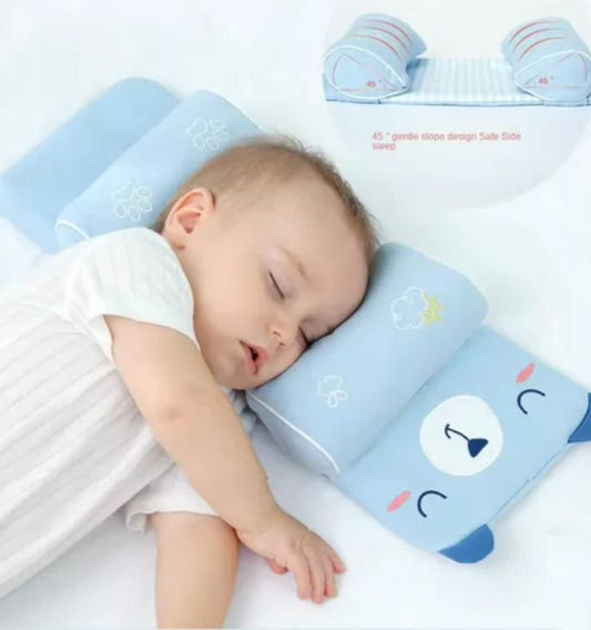 Baby Head Support Pillow – Ergonomic Design, Assorted Colors