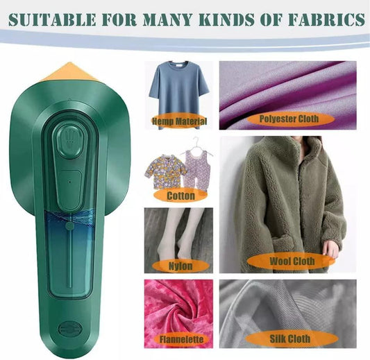 2-in-1 Portable Iron & Steamer – Small Travel Size, Dry & Wet Use for Home & Travel