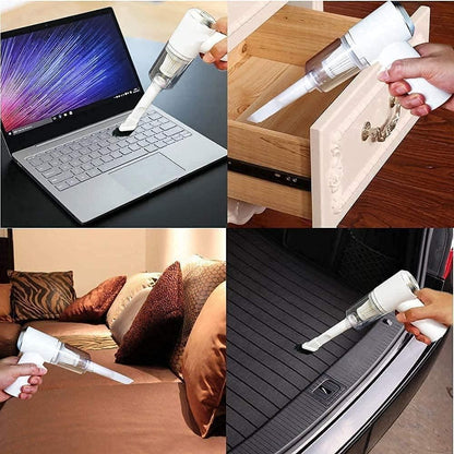 2-in-1 Portable Wireless Air Duster & Vacuum Cleaner – Perfect for Home, Office, Car