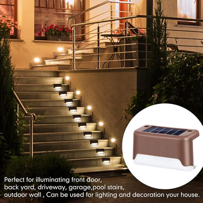 Outdoor Solar Deck Lights – Weatherproof LED Lighting for Steps, Fence & Yard